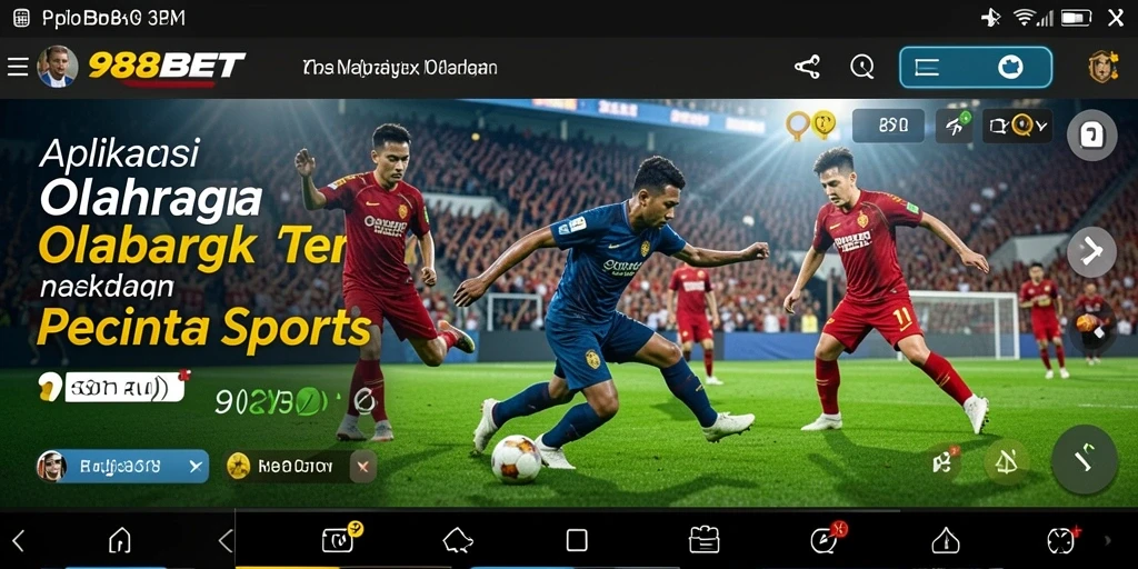 Tampilan gameplay utama 988BET menonjolkan taruhan olahraga yang menarik.