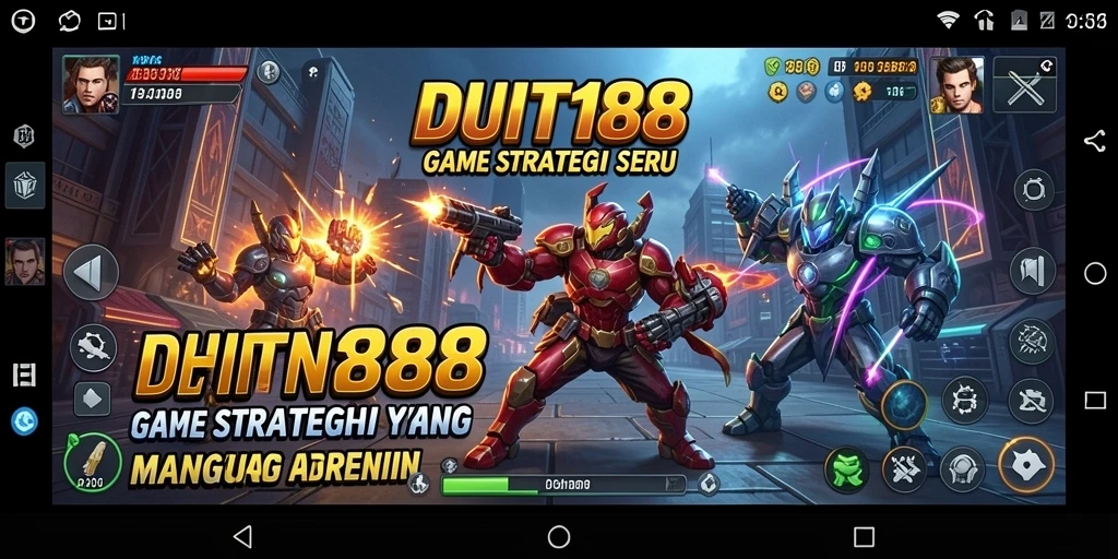 Tampilan gameplay seru dan strategis di DUIT188.
