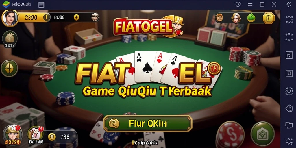 Screenshot game FIATOGEL menunjukkan momen seru saat bermain QiuQiu.