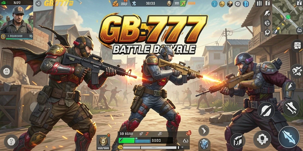 Gambaran strategi dan aksi seru dalam GB777 Battle Royale.