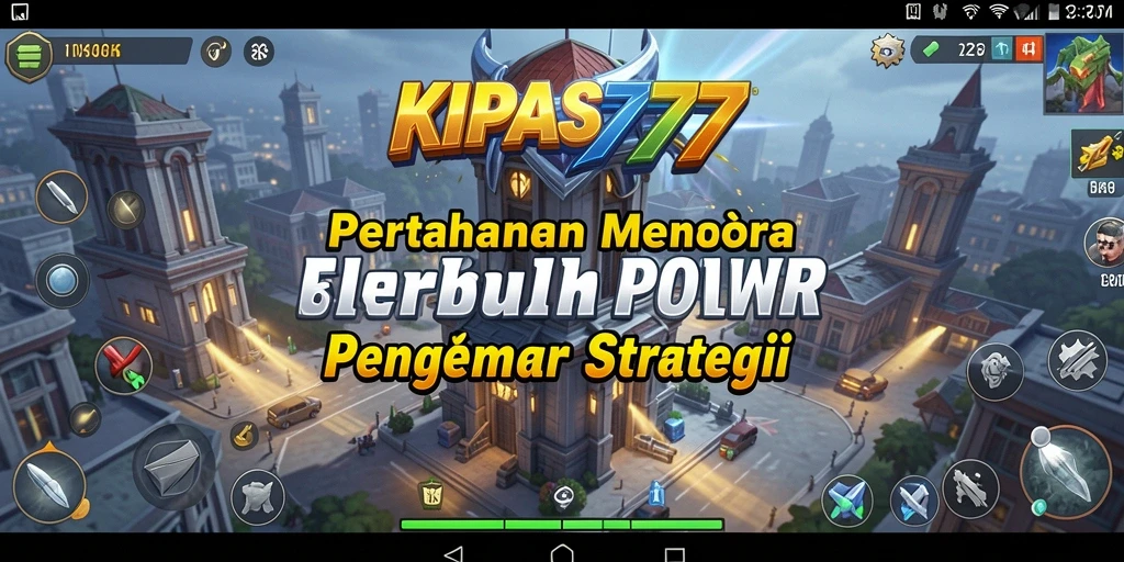 Tampilan gameplay KIPAS777 dengan aksi Tower Defense yang mendebarkan.