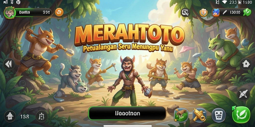 Tangkapan layar <strong>MERAHTOTO</strong> yang menunjukkan aksi petualangan yang mendebarkan.