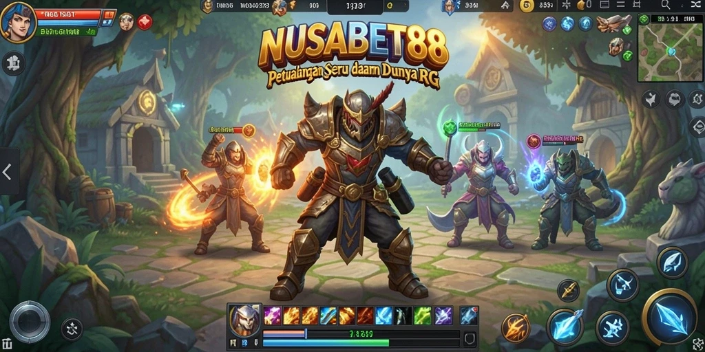 Screenshot NUSABET88 menampilkan petualangan seru di dunia RPG.