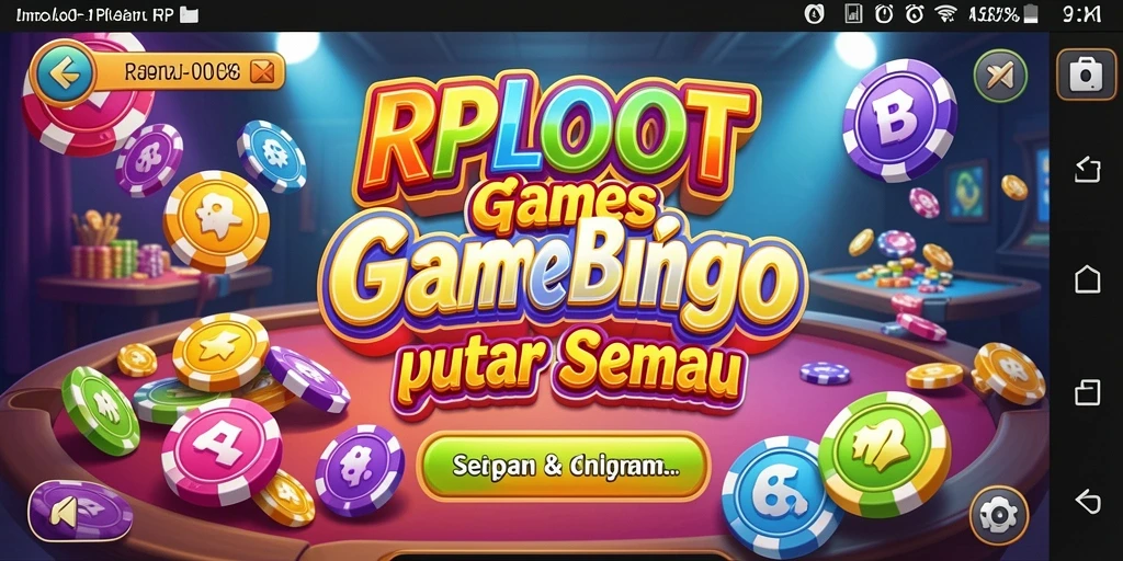 Tampilan gameplay Bingo RPLOOT yang mengasyikkan.