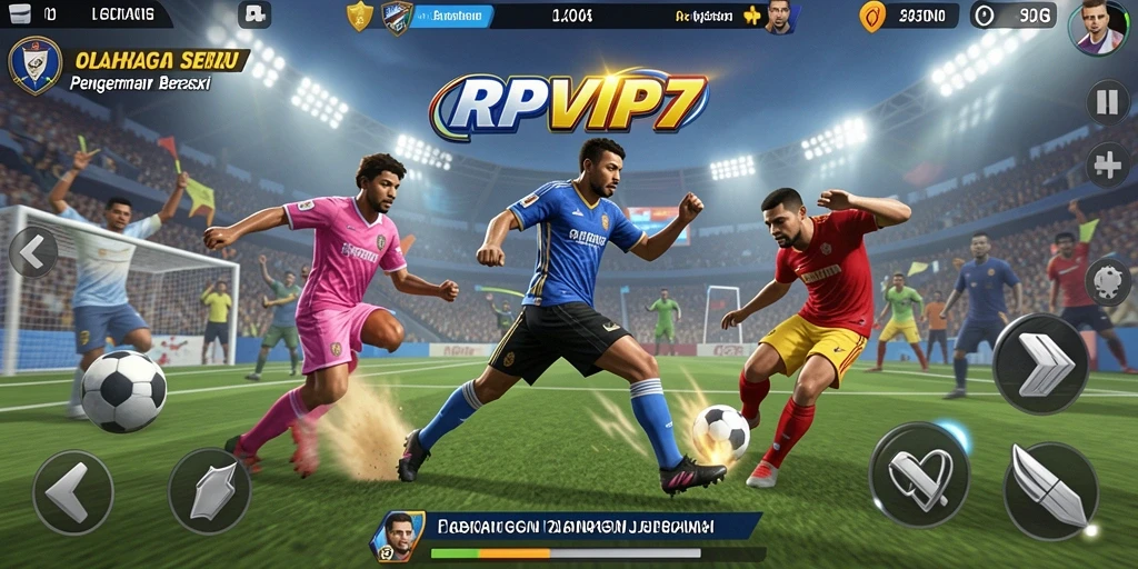 Gameplay RPVIP7 yang mendebarkan dengan aksi olahraga seru.