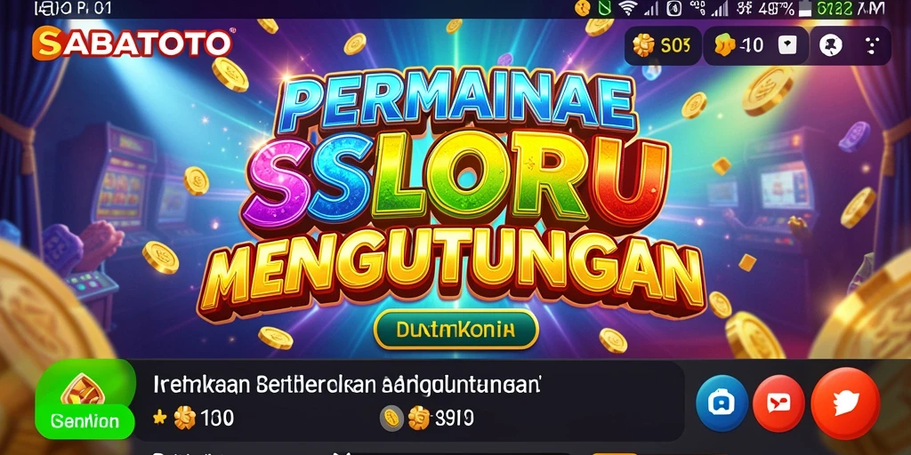 Tampilan gameplay SABATOTO yang menarik dan penuh warna.