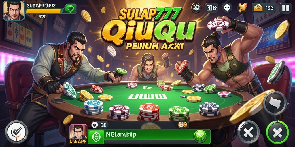 Gameplay QiuQiu yang seru dan menegangkan di SULAP777.