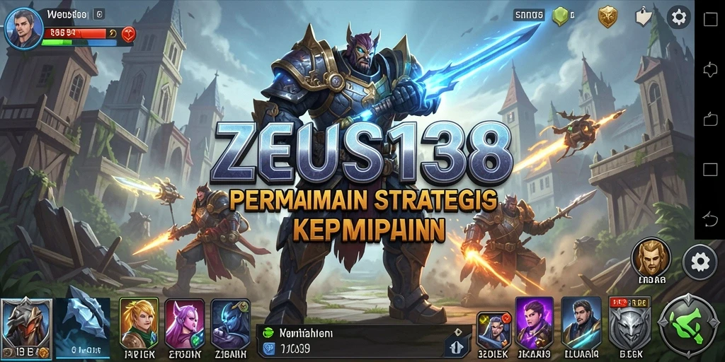 Tampilan gameplay <strong>ZEUS138</strong> yang menegangkan dan strategis.